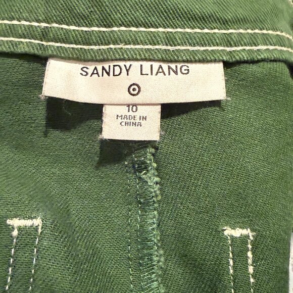 Sandy Liang x Target Mid-Rise Straight Leg Carpenter Pant in Green size 10 - Picture 6 of 6